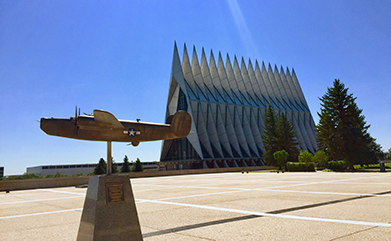 Airplane and Church